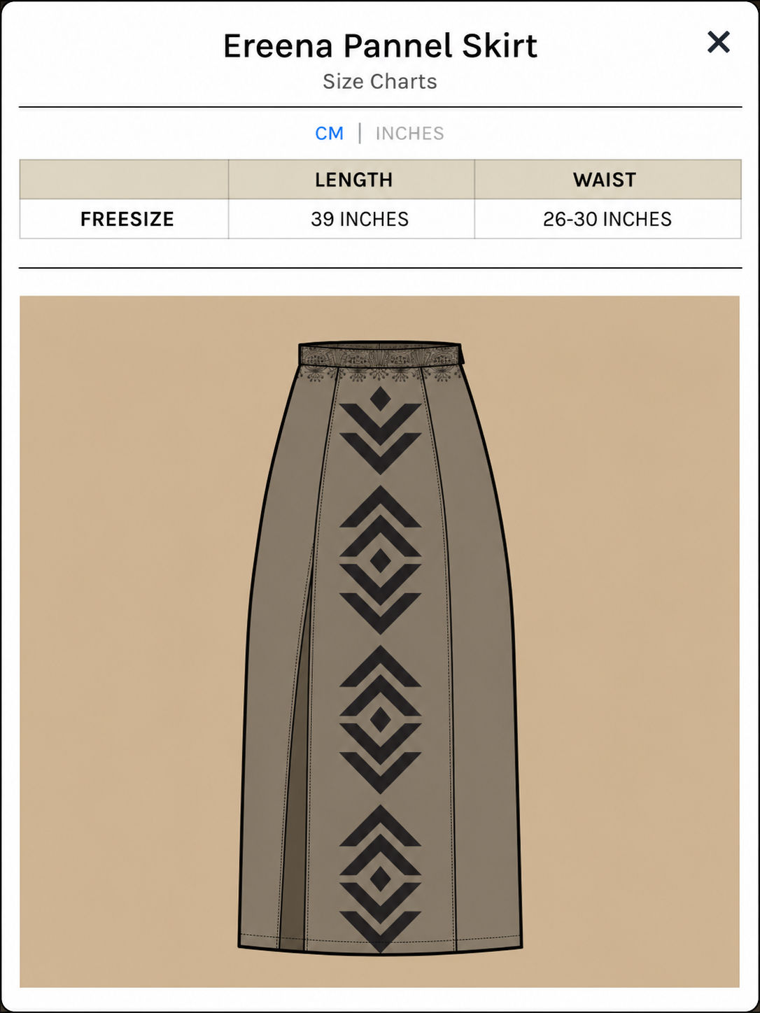 Ereena Pannel Skirt